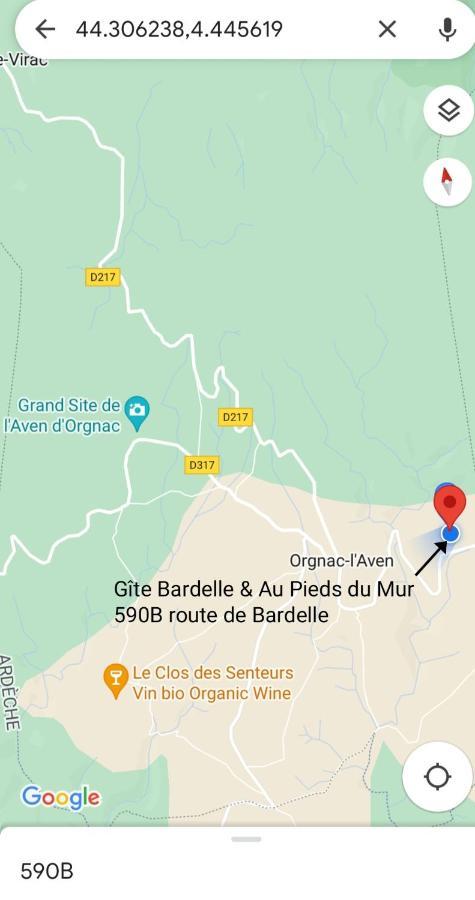Gite Bardelle Orgnac-lʼAven エクステリア 写真